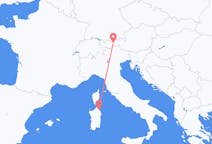 Flyreiser fra Innsbruck, Østerrike til Olbia, Italia