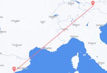 Flyreiser fra Innsbruck, Østerrike til Reus, Spania