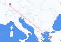 Flights from İzmir in Turkey to Karlsruhe in Germany