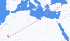 Vluchten van Nema, Mauritanië naar Siva's, Turkije