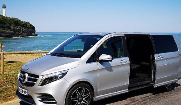 Chauffeured Transfer between Biarritz Airport, Train Station and City Center
