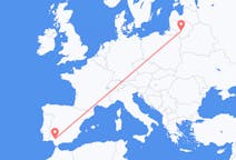 Flyreiser fra Kaunas, til Sevilla