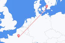 Flyg från Malmö, Sverige till Paris, Frankrike