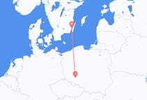 Flyreiser fra Kalmar, Sverige til Wroclaw, Polen