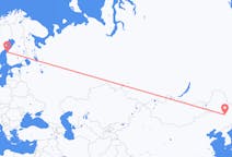 Flights from Harbin to Vaasa