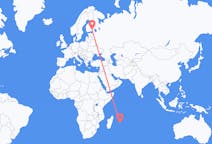 Flyg från Mauritius, Mauritius till Villmanstrand, Finland