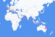 Flyreiser fra Narrabri, Australia til Toulouse, Frankrike