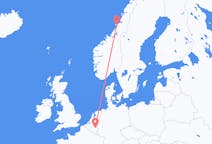 Loty z miasta Liège do miasta Rørvik