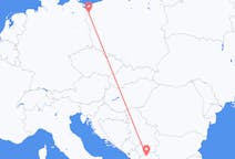 Flights from Skopje in North Macedonia to Szczecin in Poland