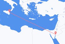 Flyreiser fra Eilat, Israel til Catania, Italia