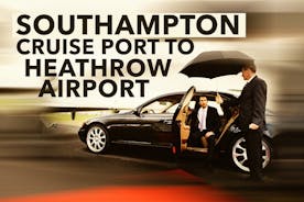 Traslado privado del puerto de cruceros de Southampton al aeropuerto de Heathrow
