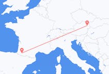 Loty z Pau, Francja z Wiedeń, Austria
