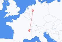 Vluchten van Chambery, Frankrijk naar Dortmund, Duitsland