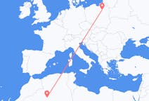 Flyrejser fra Timimoun, Algeriet til Szczytno, Polen