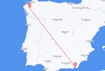 Fly fra Santiago de Compostela til Almería