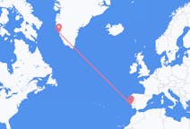 出发地 葡萄牙出发地 里斯本目的地 格陵兰努克的航班