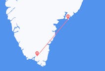 Lennot Kulusukista, Grönlanti Narsarsuaqiin, Grönlanti