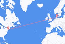 Flyrejser fra New York, USA til Sonderburg, Danmark