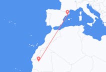 Flights from from Atar to Barcelona