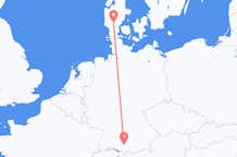 Flyreiser fra Memmingen, Tyskland til Billund, Danmark