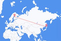 Flights from Asahikawa, Japan to Oulu, Finland