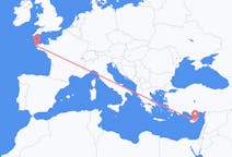 出发地 塞浦路斯出发地 拉纳卡目的地 法国布雷斯特的航班