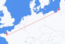 Vols depuis la ville de Kaliningrad vers la ville de Rennes