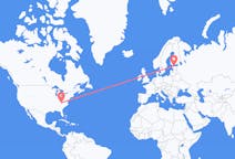 Vluchten van Bristol, Verenigde Staten naar Tallinn, Estland