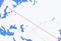 Flights from Xiamen, China to Bodø, Norway