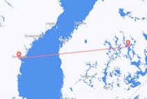 Рейсы из Куопио, Финляндия в Сундсвалль, Швеция