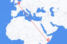 Flights from Mogadishu to Paris