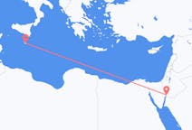 Flyreiser fra Akaba, til Malta