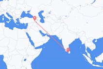 Voli da Colombo, Sri Lanka a Furgone, Turchia