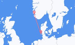 Flyg från Westerland, Tyskland till Stavanger, Norge