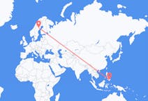 Flights from Davao, Philippines to Lycksele, Sweden