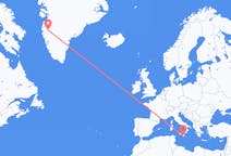 Flyg från Comiso, Italien till Kangerlussuaq, Grönland