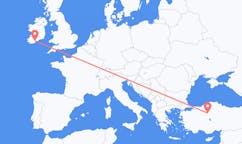 出发地 爱尔兰出发地 科克目的地 土耳其安卡拉的航班