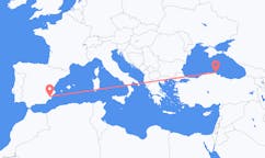 Flights from Sinop, Turkey to Murcia, Spain
