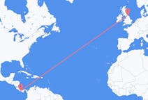 Flyreiser fra David, Chiriquí, Panama til Durham, England