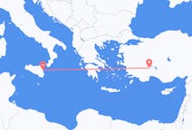 Flights from Isparta, Turkey to Catania, Italy