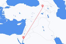 Flyrejser fra Akaba, Jordan til Kars, Tyrkiet