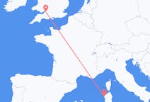 Flights from Alghero, Italy to Bristol, England