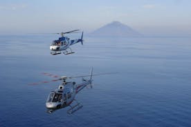 カスティリオーネ・ディ・シチリアから20分エトナ山の民間ヘリコプターフライト