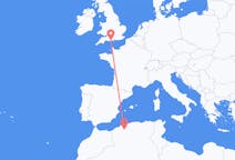 Flyrejser fra Tiaret, Algeriet til Bournemouth, England