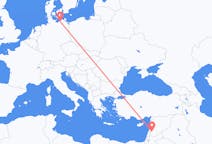 Flüge von Damaskus, Syrien nach Rostock, Deutschland
