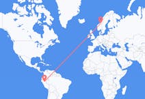 Flights from Tarapoto, Peru to Trondheim, Norway