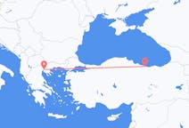 Flyreiser fra Ordu, til Thessaloniki