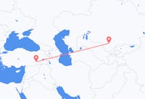 Flyreiser fra Turkistan, Kasakhstan til Diyarbakir, Tyrkia