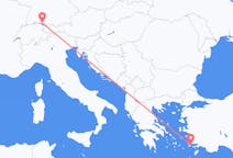 Flyreiser fra Friedrichshafen, Tyskland til Kos, Hellas
