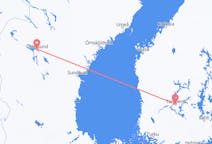 Vluchten van Tampere naar Östersund